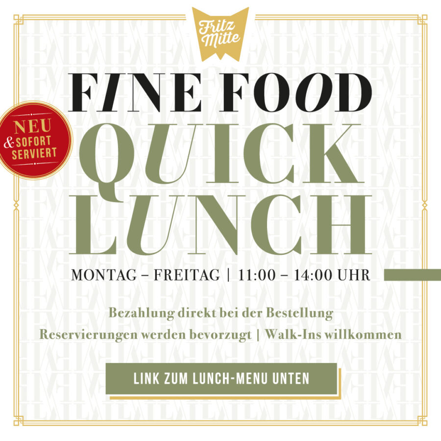 Fine Food – Quick Lunch